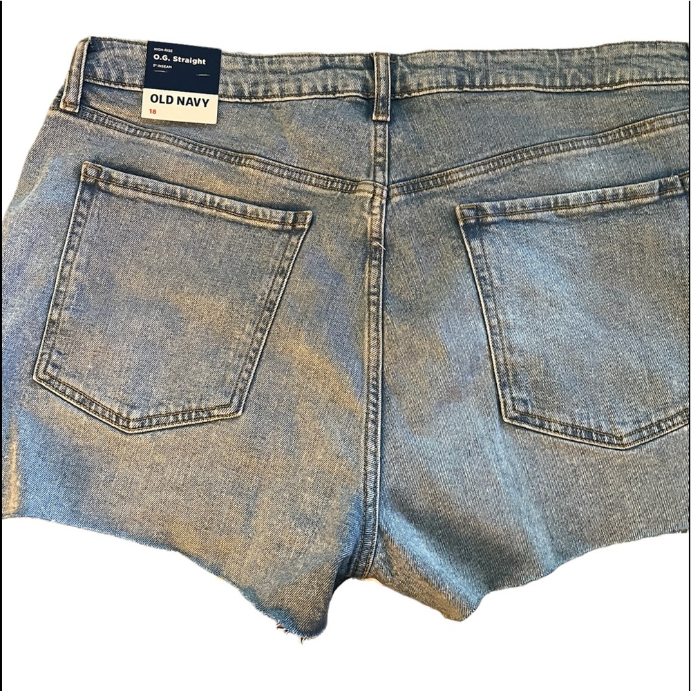 New With Tags Plus Old Navy O.G. Denim Shorts - Picture 4 of 6